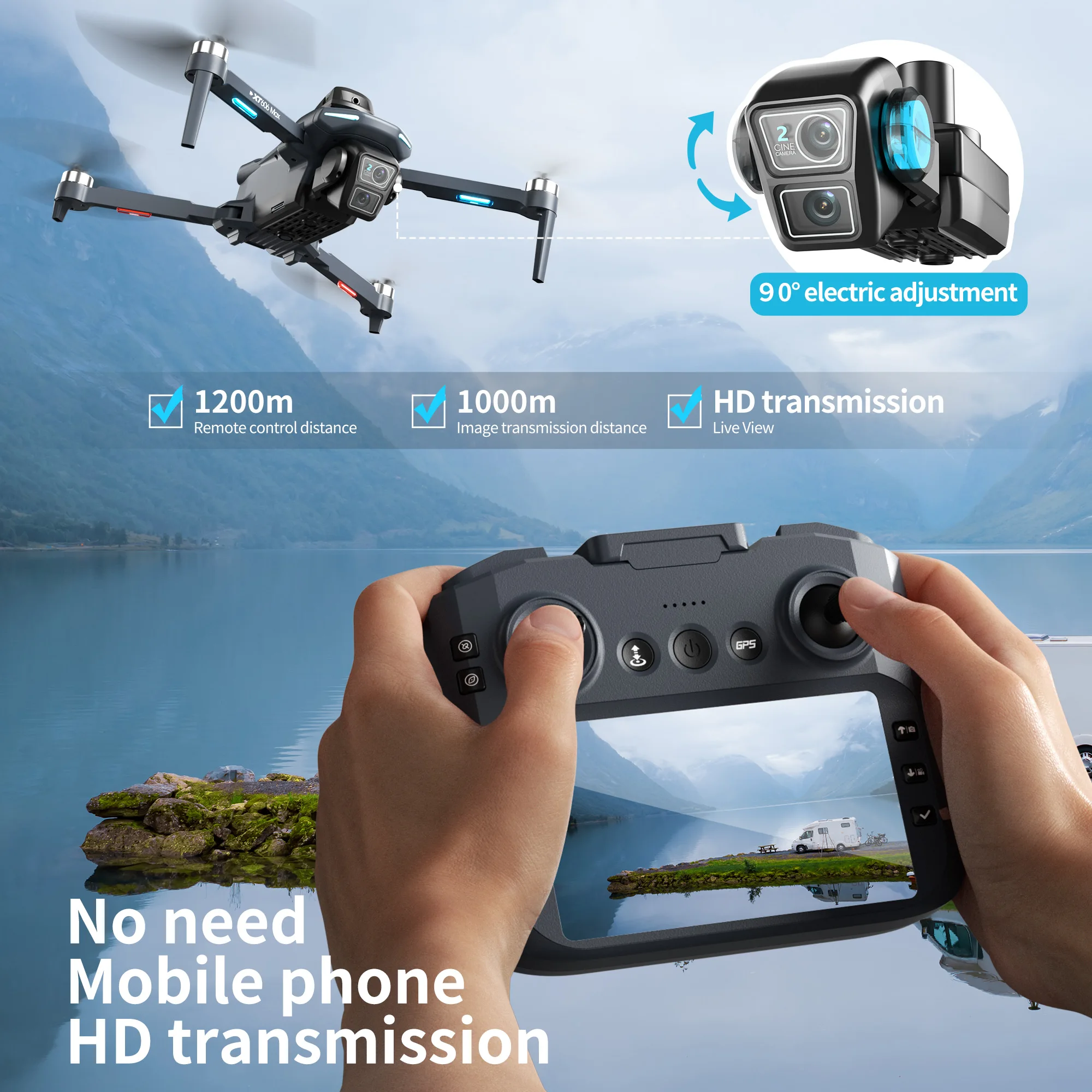 Lenovo XT606 Drone Professiona - Drone Photogrammetry 리뷰 및 가격