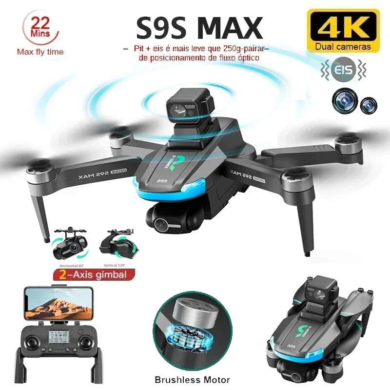 NEW S9S MAX MINI Drone 4K 2-Ax - Drone Video Production 리뷰 및 가격