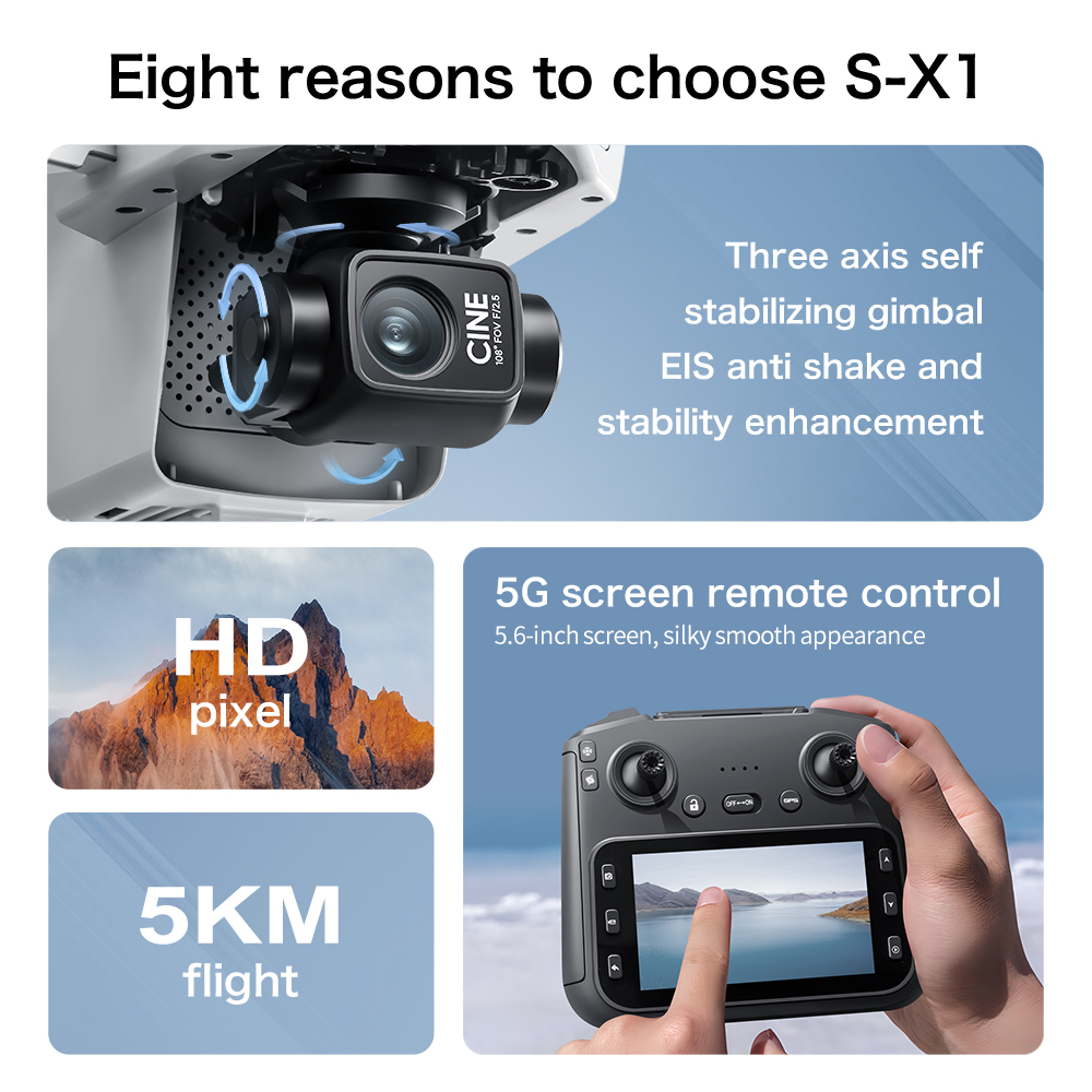 S-X1 MAX GPS Drone with 3-Axis - Drone Photogrammetry 리뷰 및 가격