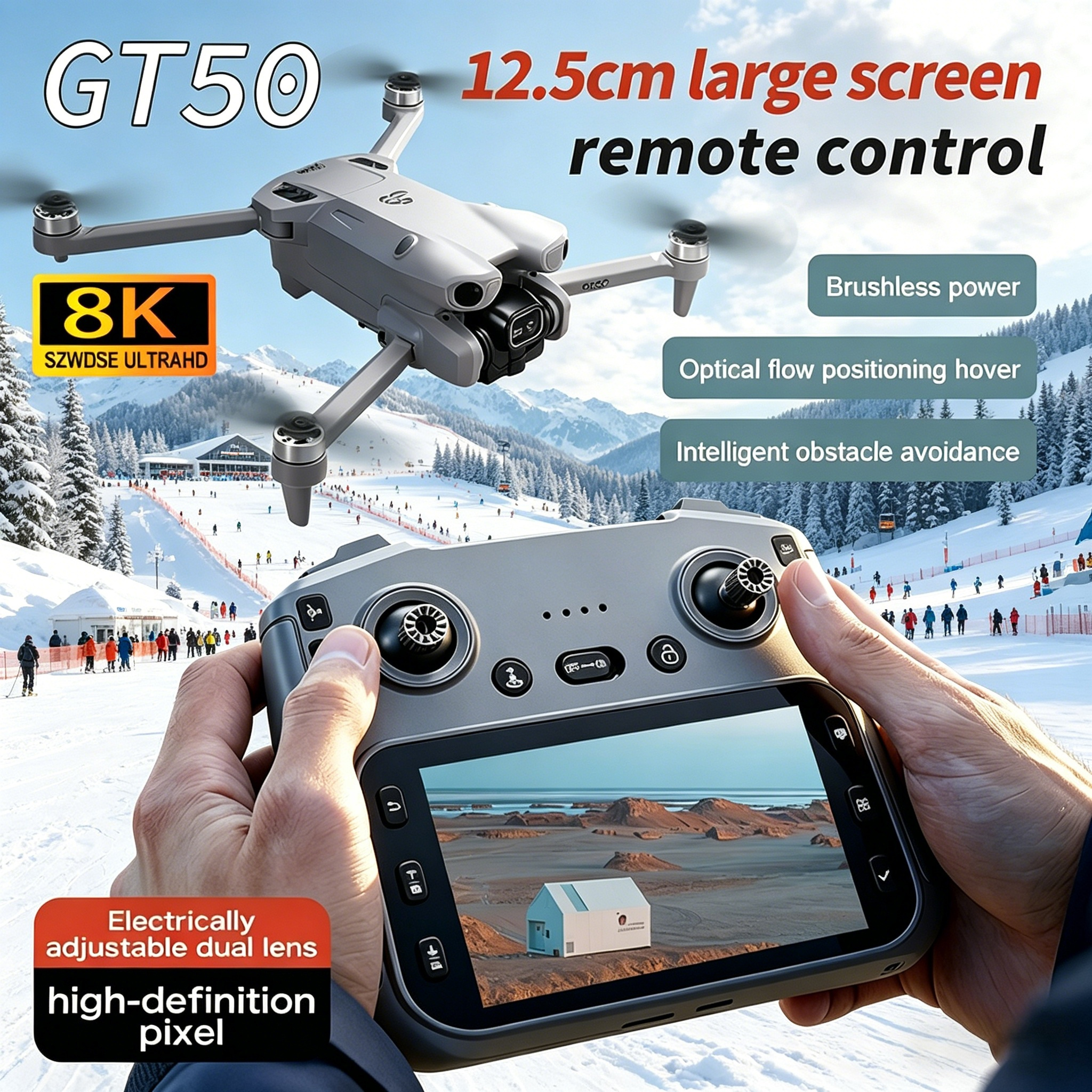 GT50 PRO MIni 5 pro RC Drone 8 - Drone Video Production 리뷰 및 가격