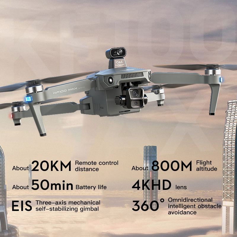 SJRC KF100 MAX 8K UHD Photo HD - Drone Video Production 리뷰 및 가격