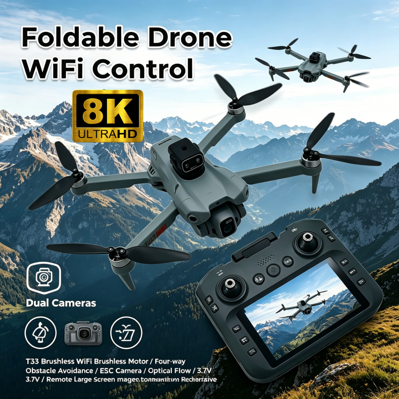 2026 New T33 RC Drone 8K Camer - Drone Mapping 리뷰 및 가격